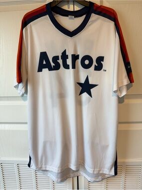 Houston Astros Baseball Nolan Ryan Retro Fan Gift Jersey #34 Size XL Rainbow